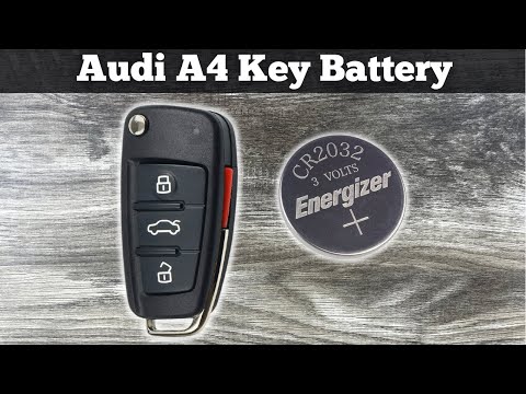 2006 - 2010 Audi A4 Key Fob Battery Replacement - How To Remove Replace Change A 4 Remote Batteries