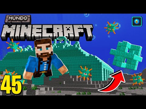 A ESTRATÉGIA PERFEITA para Invadir o TEMPLO dos GUARDIANS - Mundo Minecraft #45