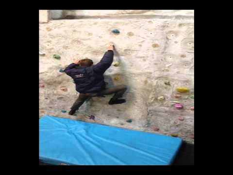 Bouldering problems at Swiss Cottage Climbing Wall