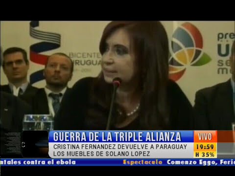 Guerra de la Triple Alianza: restituyen objetos del mariscal Francisco Solano López