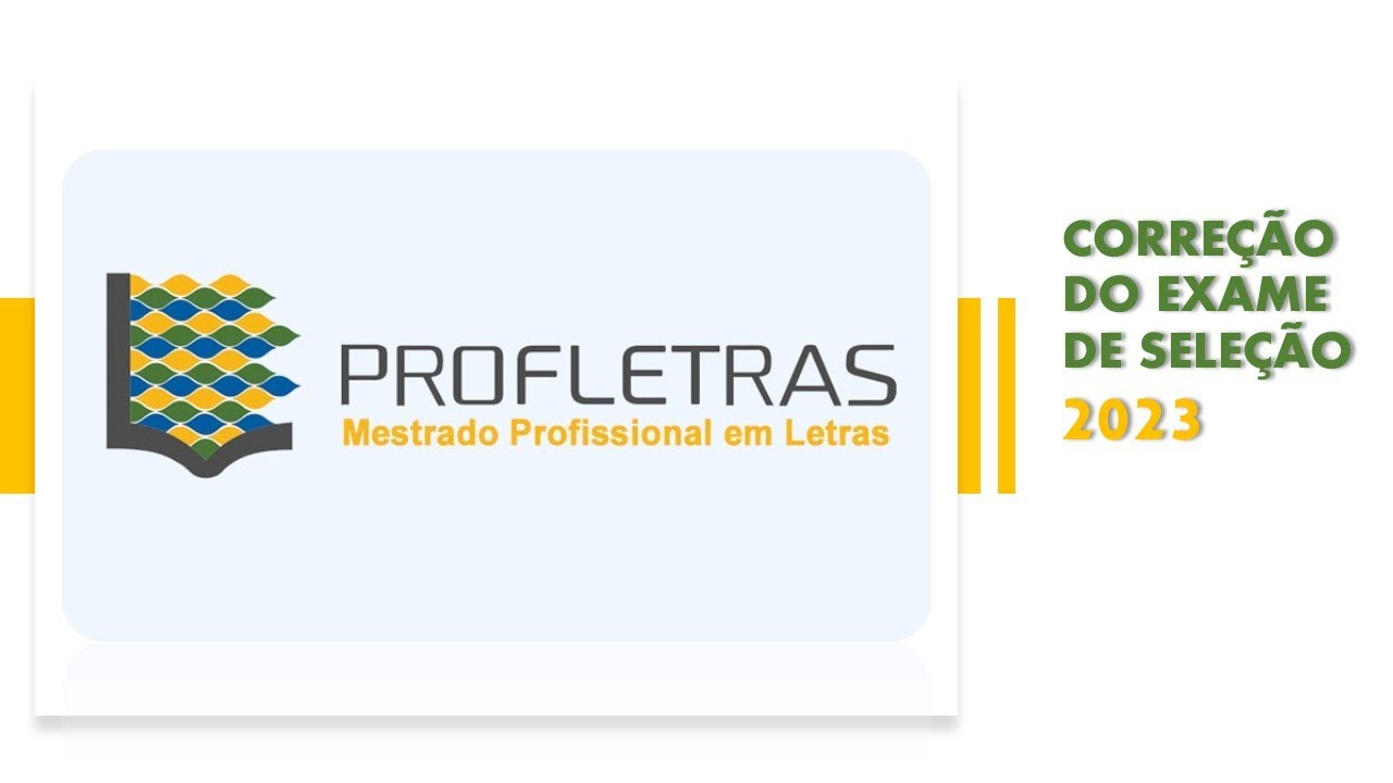 EXAME PROFLETRAS 2023 PARTE 2