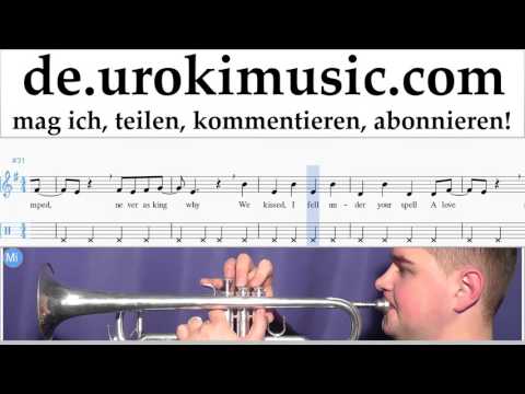 Trompete Lernen Miley Cyrus - Wrecking Ball Teil#2 Trompetenunterricht Noten Schule Lied Lehrer