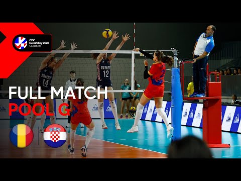 Full Match | Romania vs. Croatia | CEV EuroVolley 2026 | Qualification Phase W | Pool G