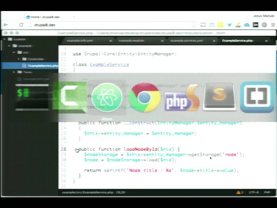 DrupalCon Latin America 2015: Drupal 8 Console (scaffolding module generator)
