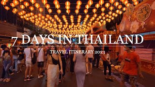 7 Days in Thailand. A Travel Itinerary.