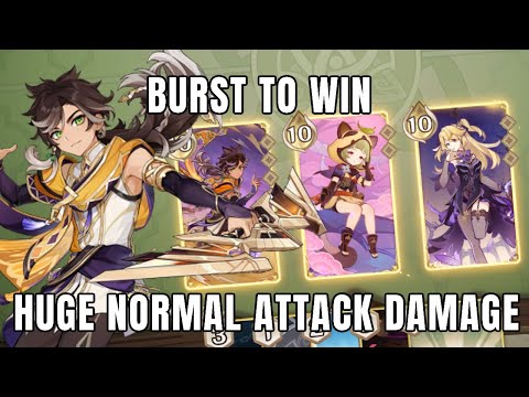 Sethos Is Super Strong With His High Damage Normal Attacks | Genshin TCG