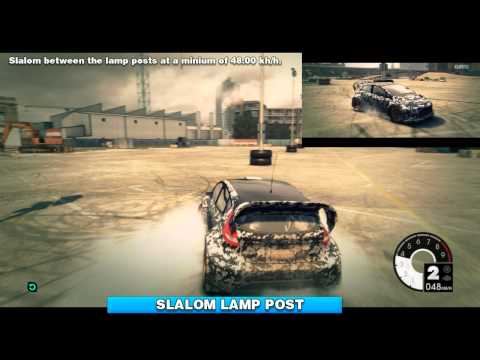 DiRT 3: Interactive Mission - SLALOM LAMP POST