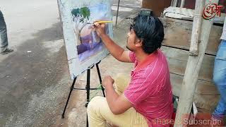 preview picture of video 'Parish s. Jumnake live painting in sinnar / gangaves'