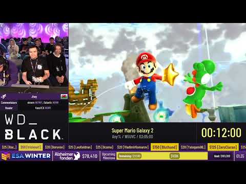 Super Mario Galaxy 2 [Any%] by Jhay - #ESAWinter23