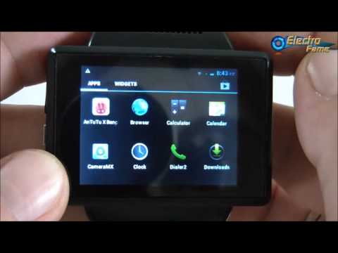 AN1 Android Smartwatch Unboxing Review/Test  (German-Deustch) Electrofame