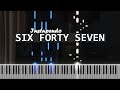 Instupendo Six Forty Seven Piano Cover