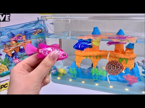 [🐰toy asmr🐰] Zuru Robo Alive Aquarium Playset ASMR Satisfying with Unboxing No Talking | Review Toys