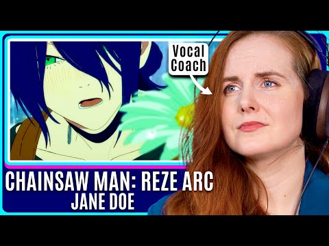 Kenshi Yonezu & Hikaru Utada - JANE DOE ❤️‍🩹 | Vocal Coach Analysis | Chainsaw Man: Reze Arc Anime
