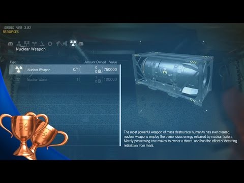 Metal Gear Solid 5 The Phantom Pain - How to Build A Nuke (Deterrence and Disarmament Trophy)