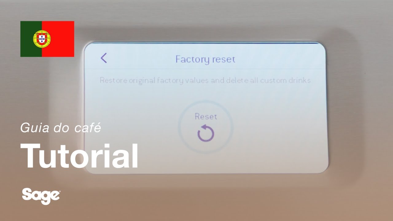 Como realizar uma redefinição de fábrica