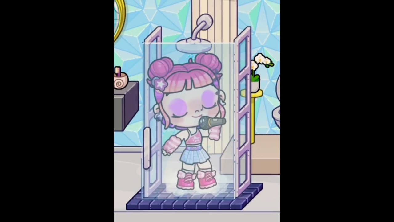 dancing in the mirror 🪞 #trending #viral #avatarworld #funny #shorts