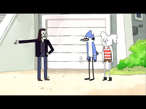 Mordecai y CJ Cuidan al Hijo de la Muerte | Un Show Más | Español Latino HD