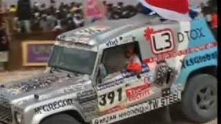 preview picture of video 'Dakar 2007 Tim Coronel en Gaby Uljee aan de Finish'