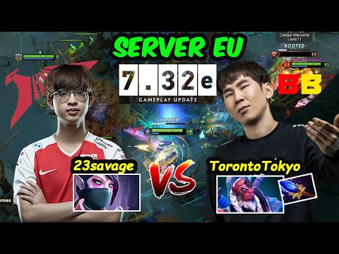Talon 23savage [Templar Assassin] vs TORONTOTOKYO Disruptor POS5 Aghanim Build  Dota 2 Server EU