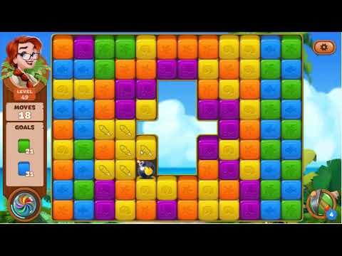 Lost Island Blast Adventure Level 49 - No Boosters