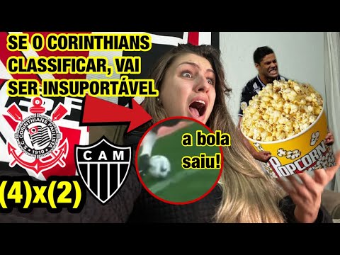 ELE CLASSIFICOU! REACT- CORINTHIANS 2x0 ATLÉTICO MG