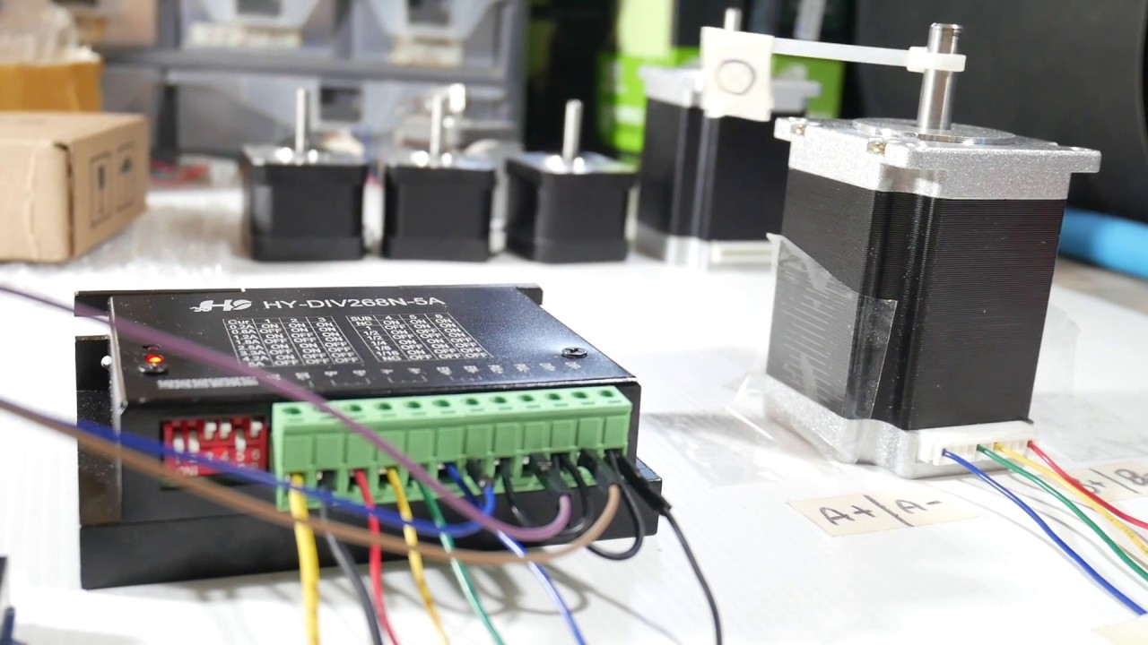 Watch Now HY-DIV268N-5A Stepper Motor NEMA 23 with Arduino mega / UNO - zonemaker.com HY-DIV268N-5A Stepper Motor NEMA 23 with Arduino mega / UNO - zonemaker.com