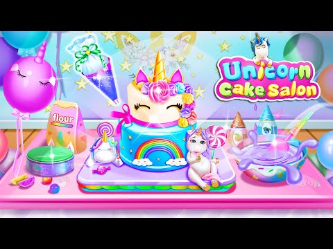 Unicorn Frost Cakes Shop - Bak Video