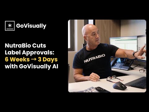 AI Label Compliance: How NutraBio Cut Artwork Approvals by 80% with GoVisually