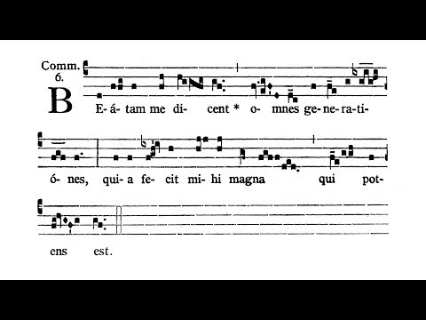 Assumption of the Blessed Virgin Mary - Communio (Beatam medicent)