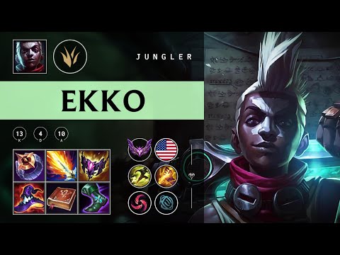 Ekko Jungle vs Udyr - NA Master Patch 25.24