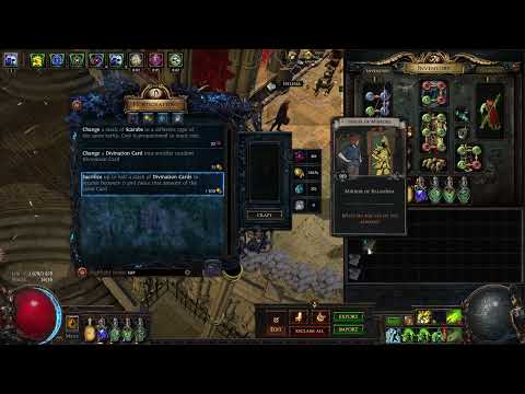 29 House of Mirrors VS Harvest Card Gamble | Path of Exile Ancestor League