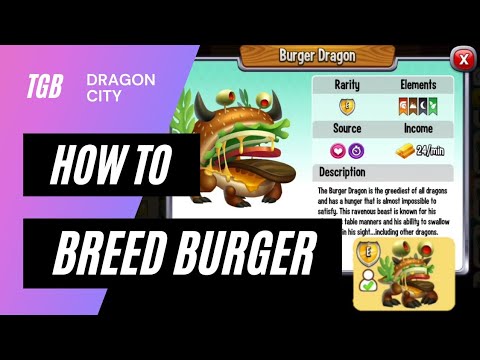 How To Breed Burger Dragon In Dragon City ☆☆☆