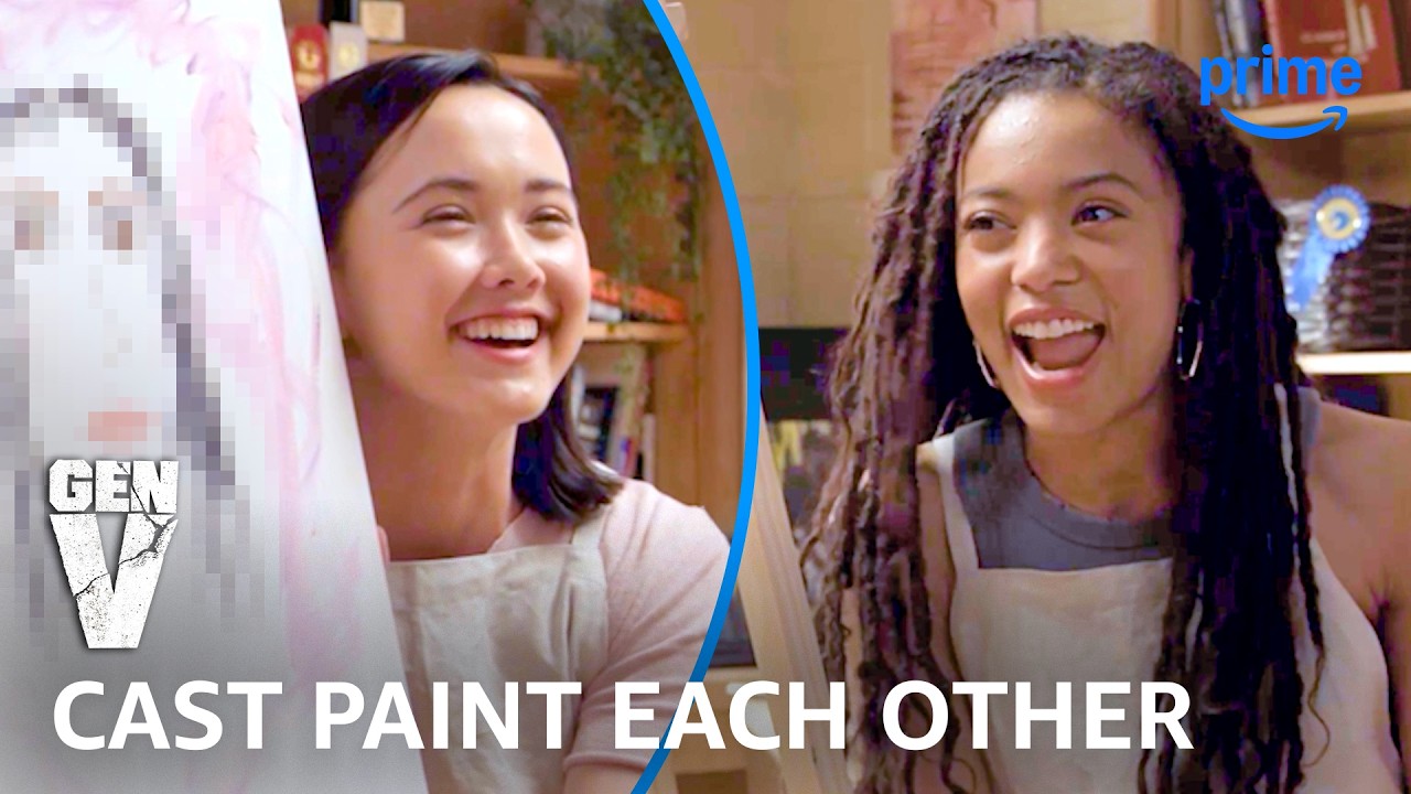 Gen V Cast Paint Each Other | Gen V | Prime Video