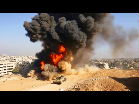 Massive 24/7 Ground War in Gaza, Palestine