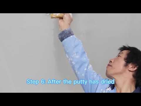 Beginner's Guide: How to Putty a Wall in 6 Easy Steps！