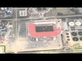 Beelden ingestort dak Grolsch Veste vanuit de lucht