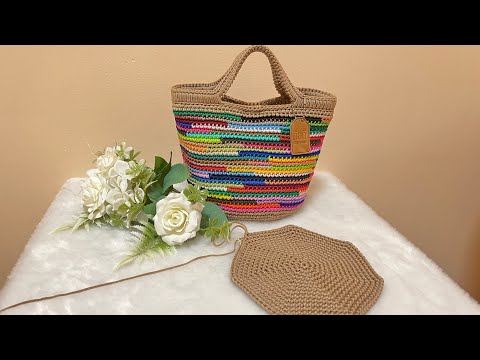 Toey&Ann crochet EP.128 วิธีถักฐานกระเป๋าแบบกลม แบบก้นหอย
