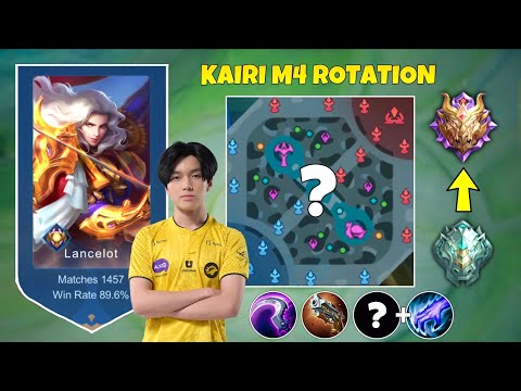 THANK YOU “ONIC KAIRI” FOR THIS NEW LANCELOT M4 ROTATION & BUILD!🔥 | Auto Fast Farming + Best Build