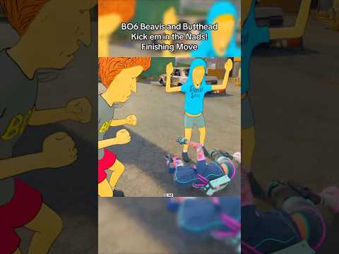 Beavis and Butthead Kick em in the Nads! Finishing move Black Ops 6 #cod #callofduty #bo6 #warzone