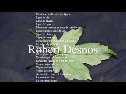 Il était une feuille, Robert Desnos