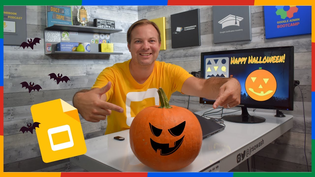 🎃 Pumpkin Carving with Google Slides (with teacher template!)
