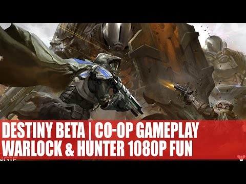 Destiny Beta Co-Op | PS4 / Playstation 4 Gameplay Warlock 1080p - Part 1