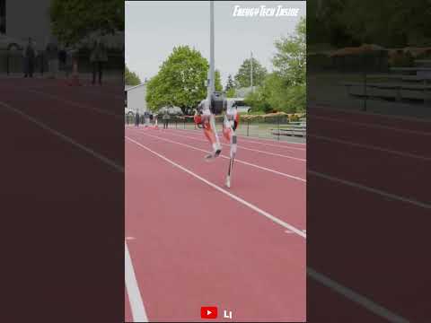 ROBOT Sets World RECORD for 100M Run #shorts