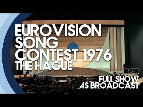 EUROVISION SONG CONTEST 1976 FULL SHOW - THE HAGUE, NETHERLANDS (NOS) - (AS BROADCAST)