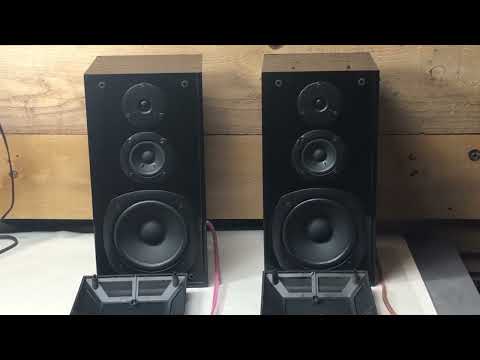 Matched Set Pair Yamaha NS-AP4400M 3-Way Bass Reflex Bookshelf Speakers image 11