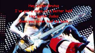 Red Hot Chili Peppers-Even You Brutus Lyrics