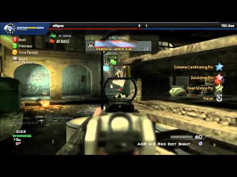 EGL6 : Call of Duty : MW3 (Xbox 360) : TEC.Sweden vs eNigma : Map 3 - LB Final