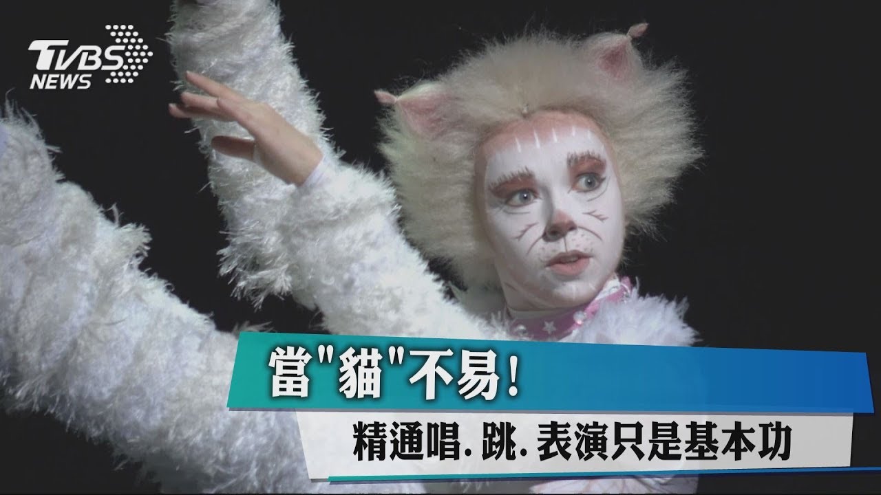 當「貓」不易! 精通唱跳表演只是基本功