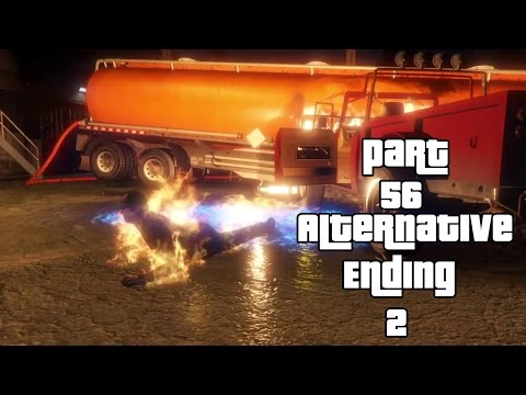Grand Theft Auto V PS4 Walkthrough Part 56 - Alternative Ending 2 Trevor's Death