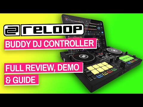 Reloop Buddy DJ Controller Review, Guide & Demo [djay Pro AI]